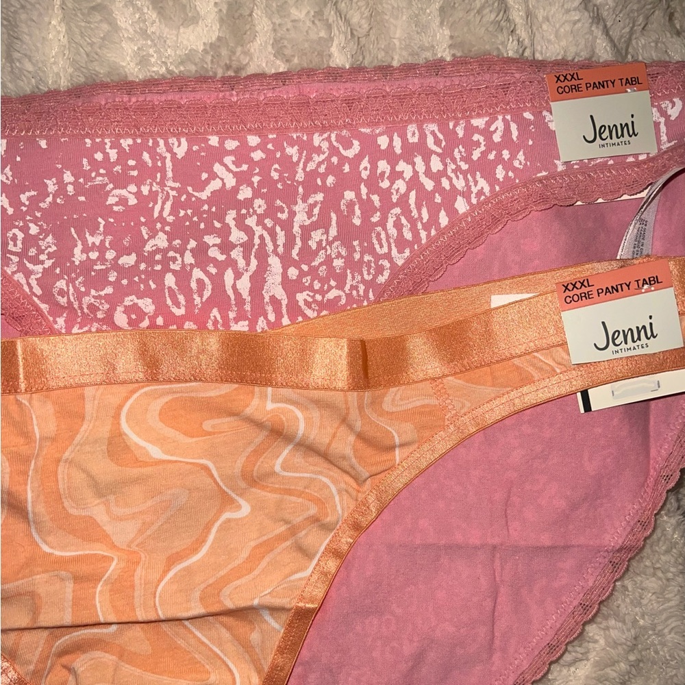 (2) Jenni underwear size XXXL